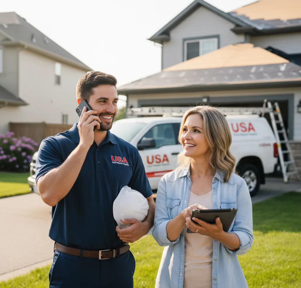 USA Roof Repair Experts customer support in Beldenville